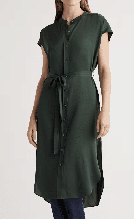 How To Choose The Right Shade of Green For You quince forest green dress tania stephens
